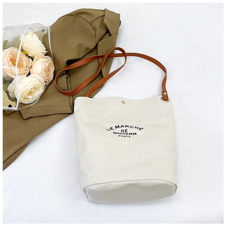 Canvas Minimalism Shoulder Messenger Bag with Urban Design