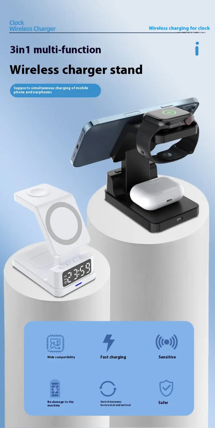 Universal 9V 3A USB-C Wireless Charger for United States and CHF