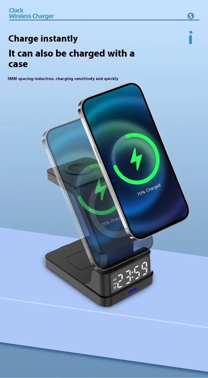 Universal 9V 3A USB-C Wireless Charger for United States and CHF
