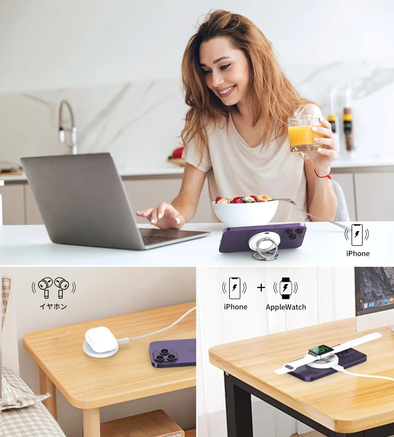 Wireless Charger for Mobile and Watch in United States with Fast Charging