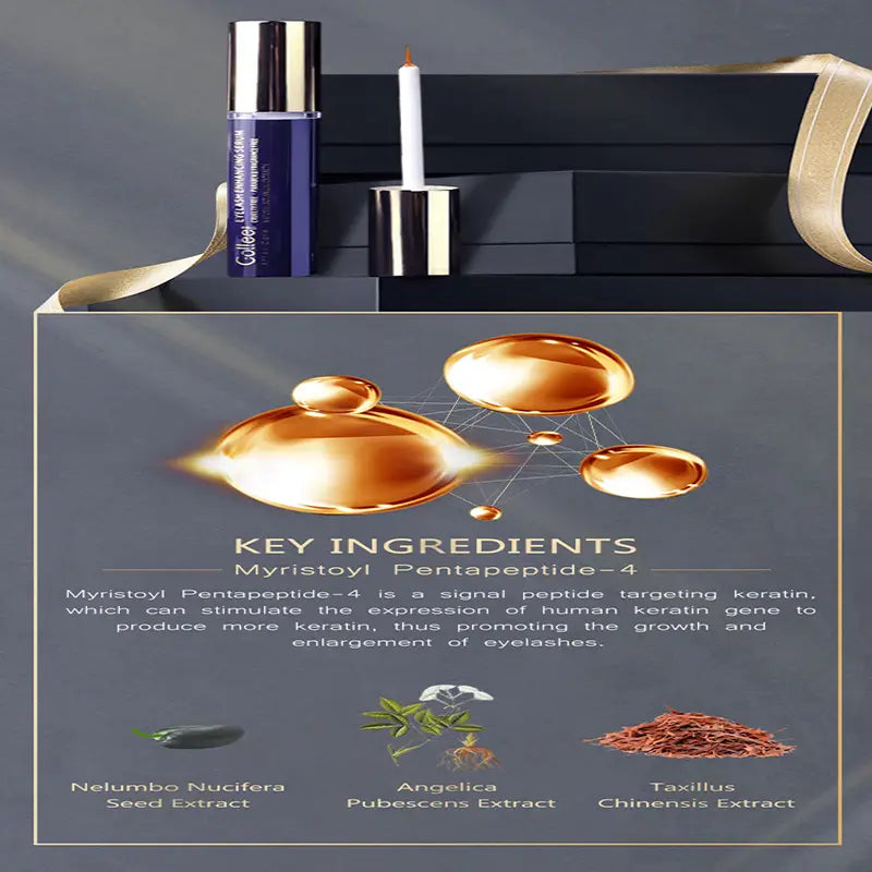 Natural Eyelash Nutrient Solution for Healthy Lash Growth Bottle