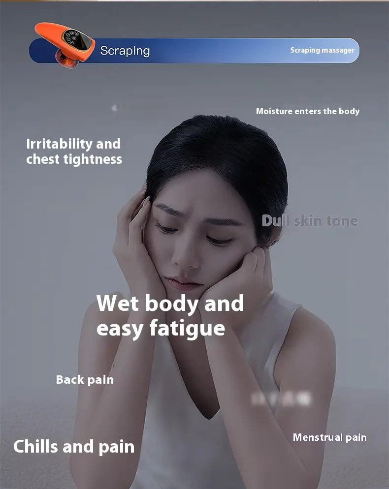 Electric Scraping EMS Micro Current Vacuum Therapy Suit with Variable Speed