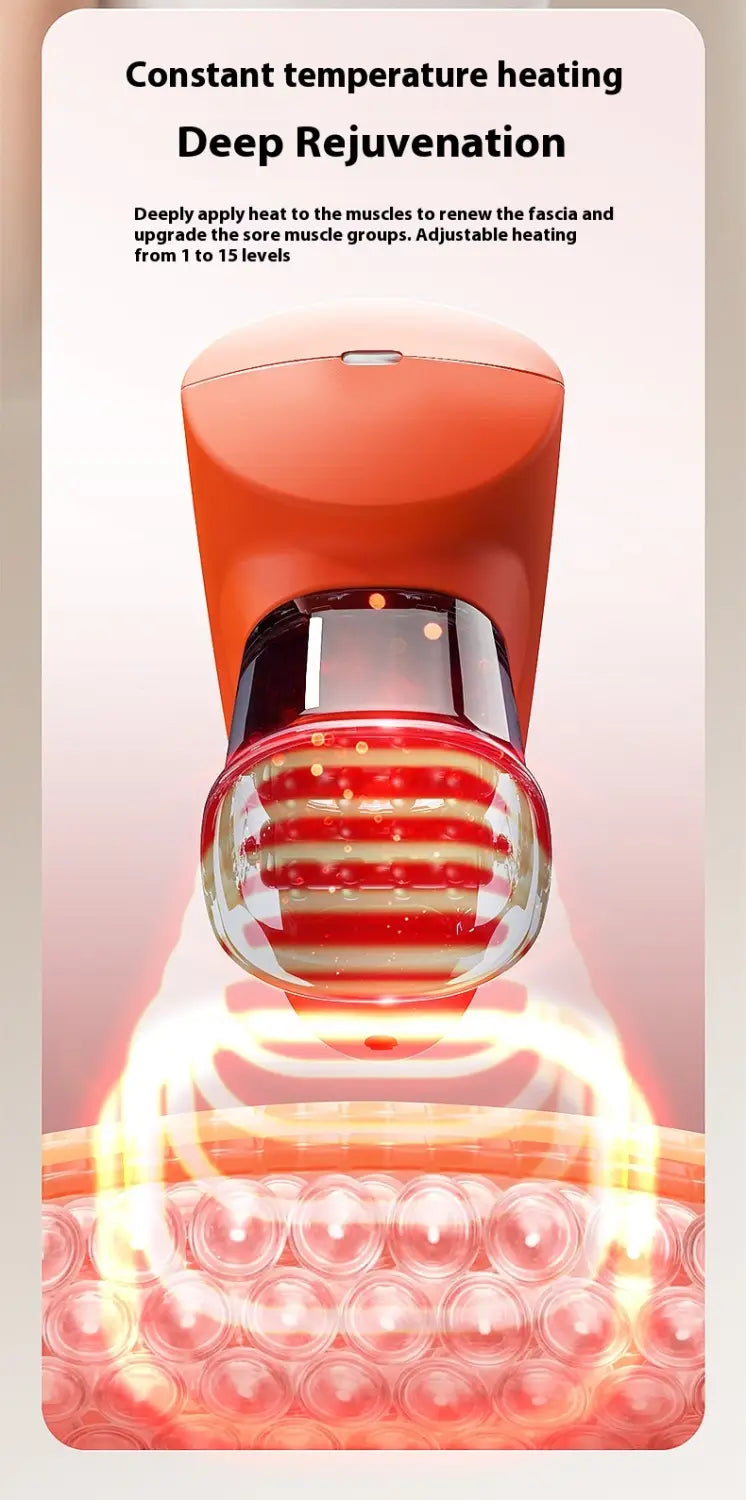 Electric Scraping EMS Micro Current Vacuum Therapy Suit with Variable Speed