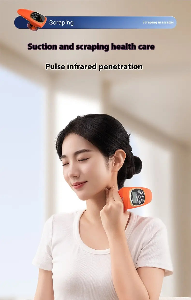 Electric Scraping EMS Micro Current Vacuum Therapy Suit with Variable Speed