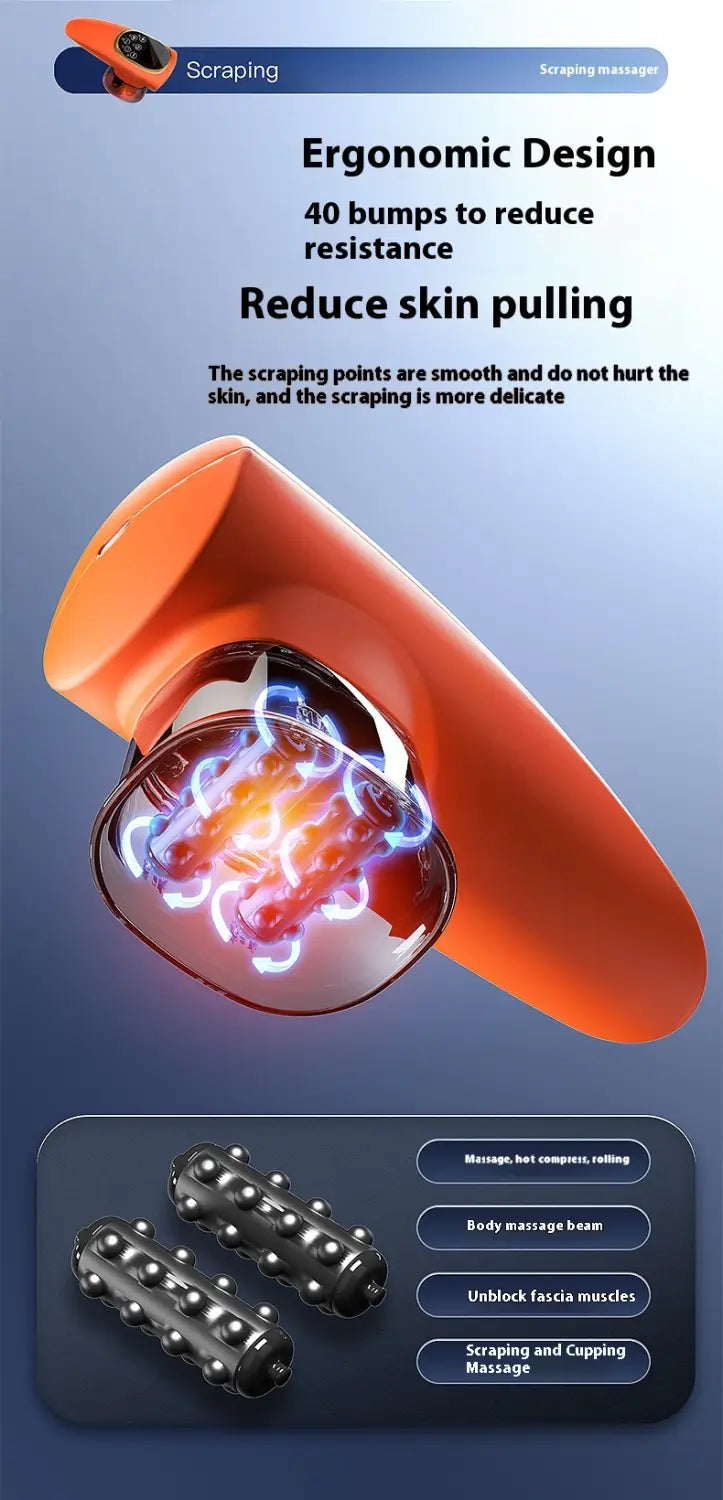 Electric Scraping EMS Micro Current Vacuum Therapy Suit with Variable Speed