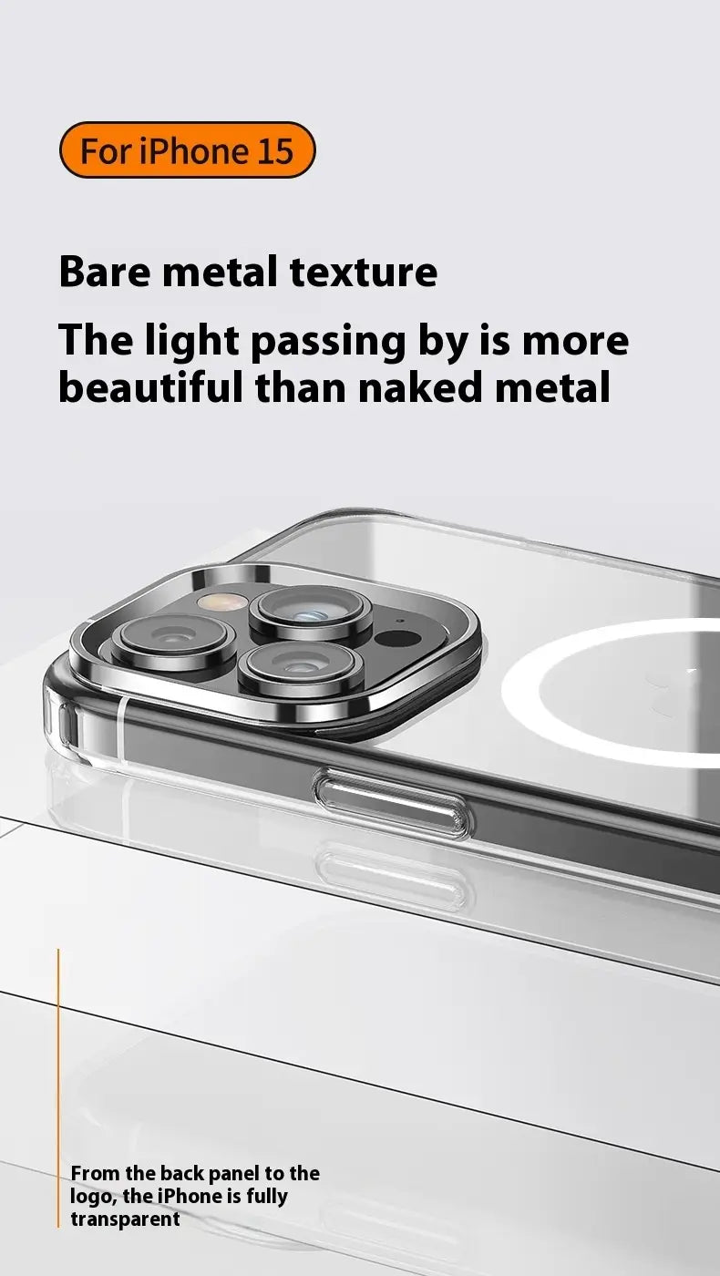 Protective Cover Suitable Magnetic Two-in-one Transparent Drop-resistant