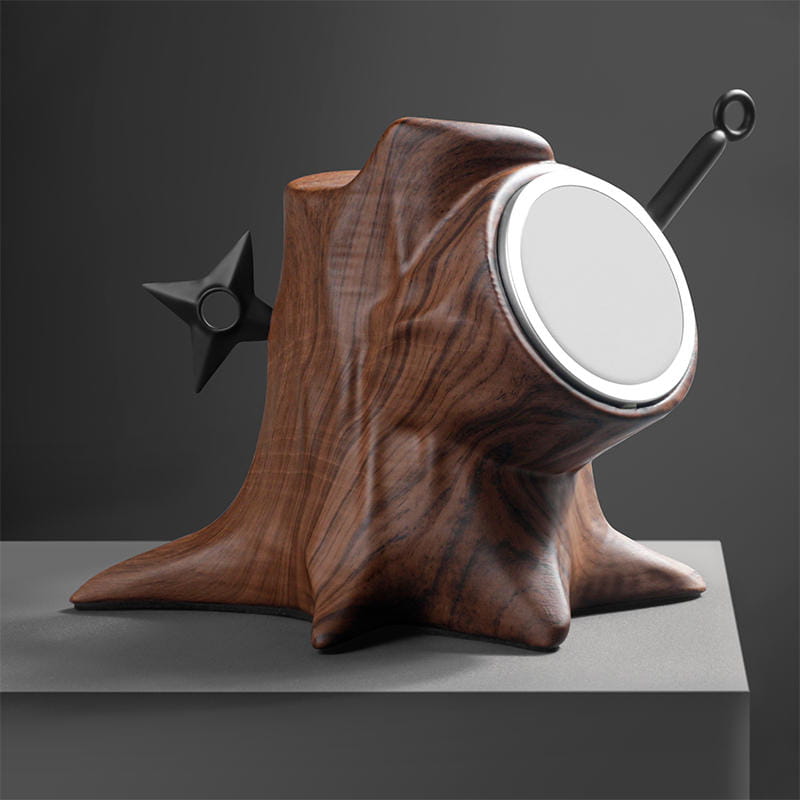 Creative Magsafe Magnetic Wireless Charger and Phone Holder Stump