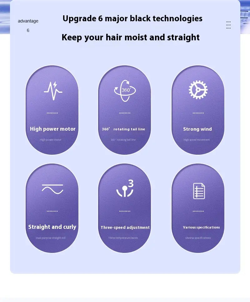 Electric Rotating Hair Curling Comb with Constant Temperature and European Standards