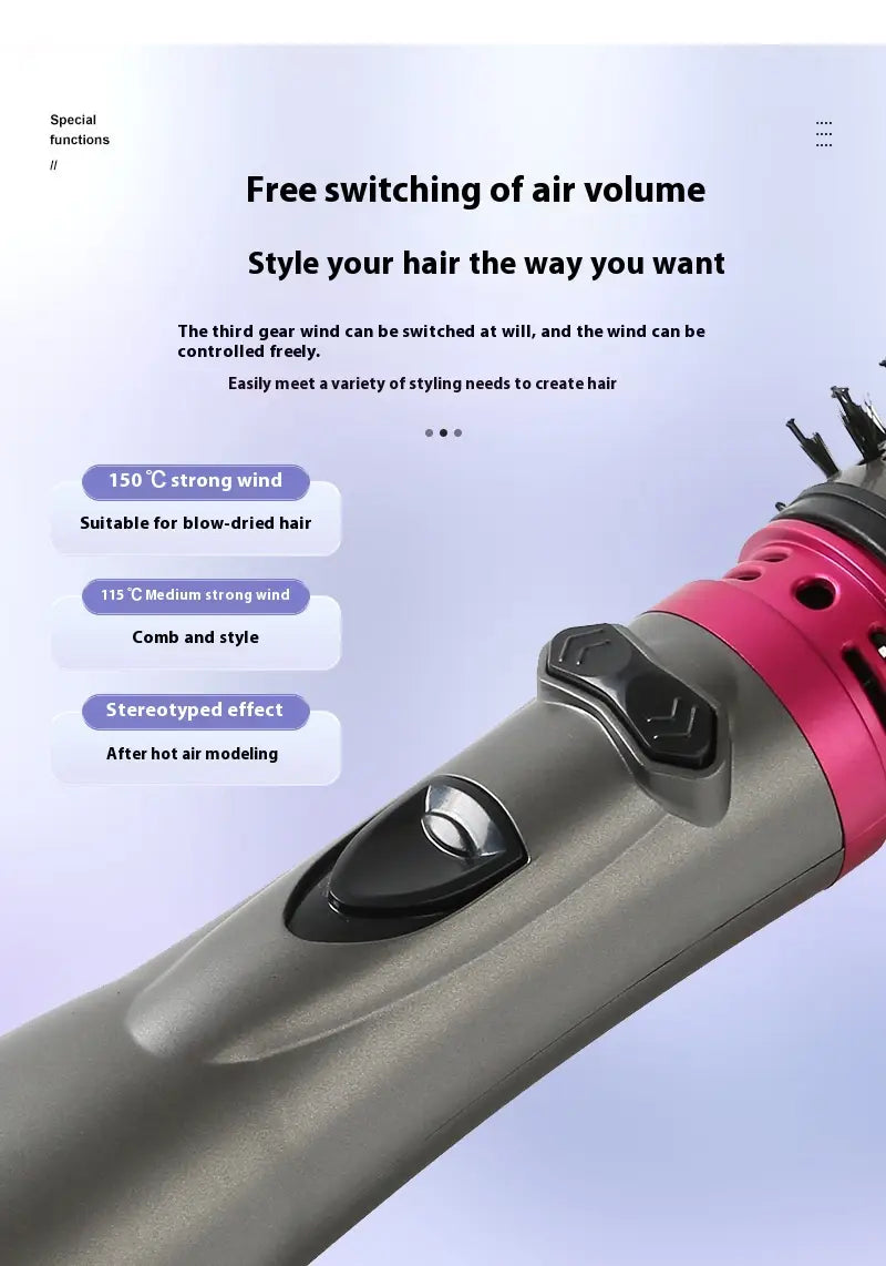 Electric Rotating Hair Curling Comb with Constant Temperature and European Standards