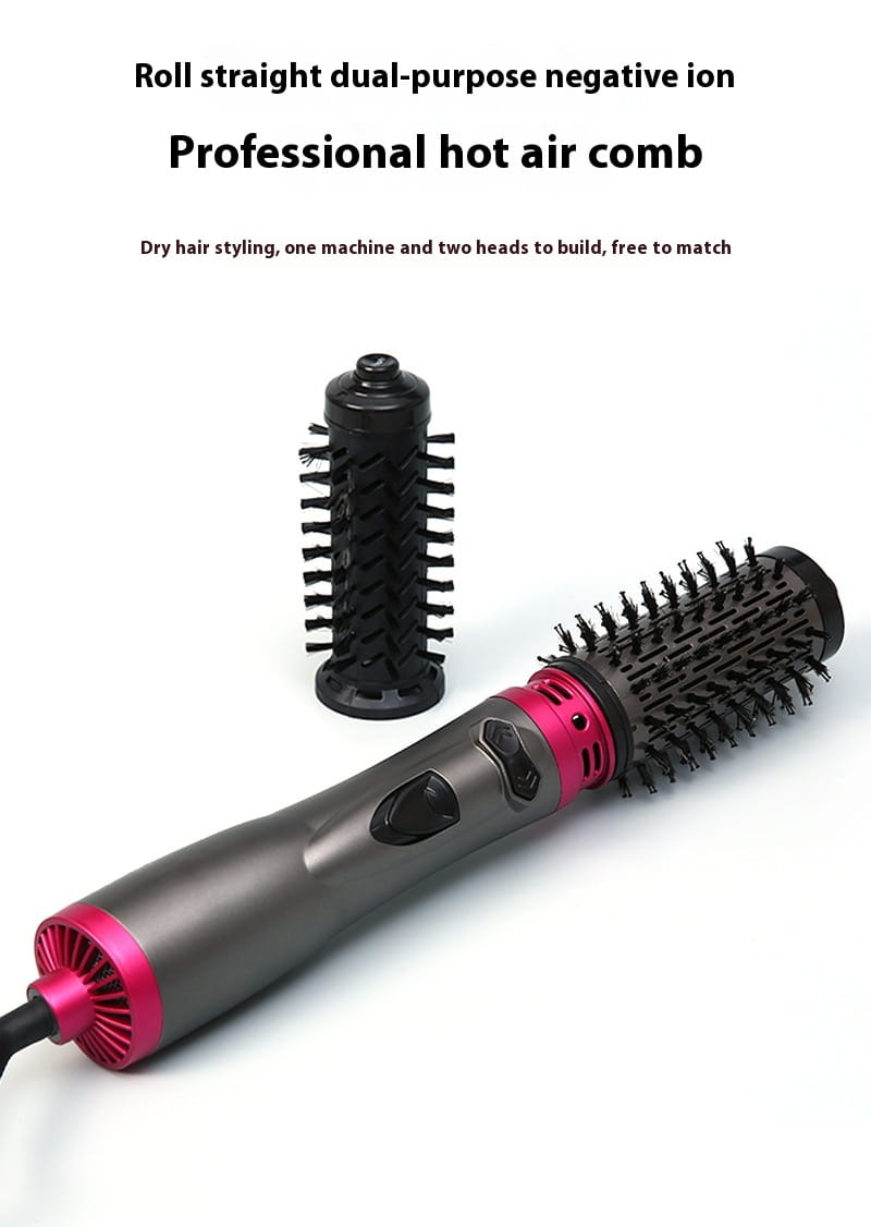 Electric Rotating Hair Curling Comb with Constant Temperature and European Standards