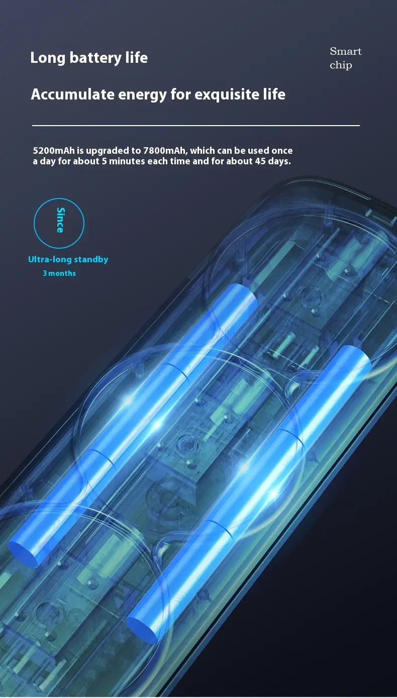 Electric Bath Rubbing Machine Waterproof Complete Set with Rotation and Accessories