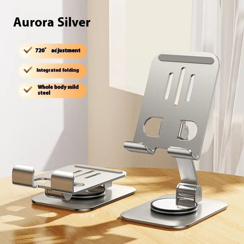 Aluminum Alloy Mobile Phone Holder with Lazy Folding Rotation