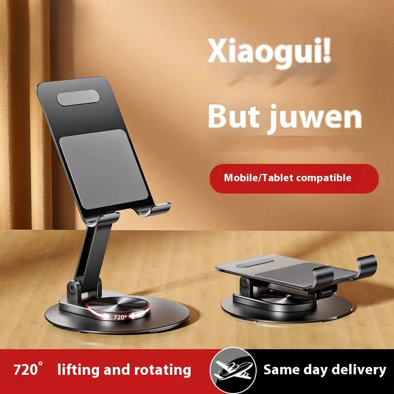 Aluminum Alloy Mobile Phone Holder with Lazy Folding Rotation