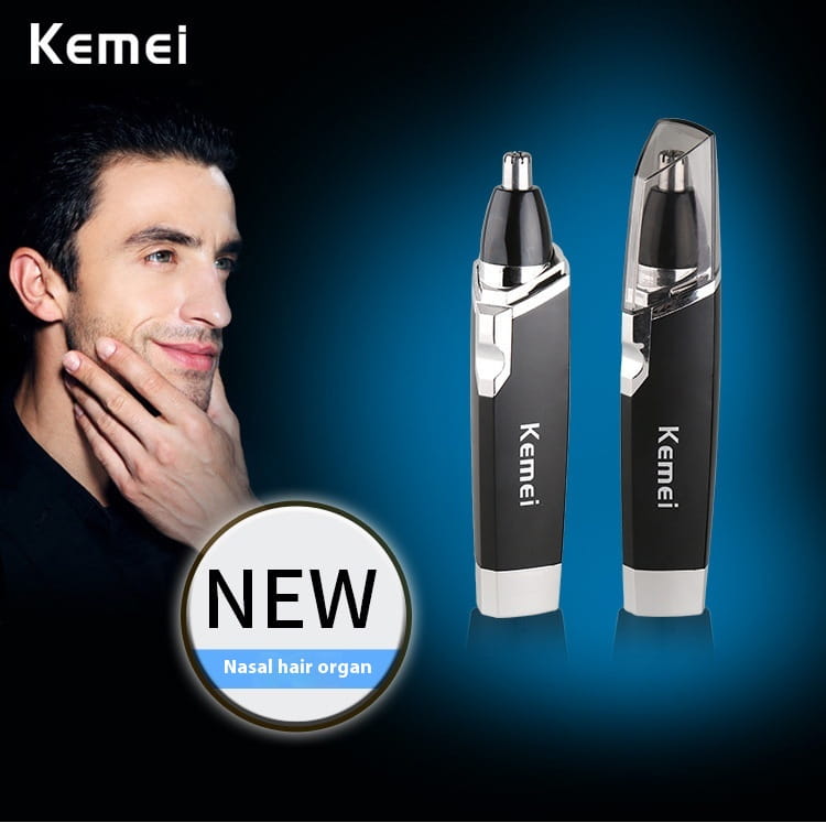 Battery Electric Nasal Hair Trimmer with Cleaning Brush