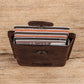 Crazy Horse Leather Automatic Anti-Theft Zipper Buckle Coin Purse - Crazy Horse Leather Coin Purse: Neigh to Theft