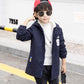 Children’s jacket winter new plus velvet Korean version of the big children’s tide loaded children’s windbreaker