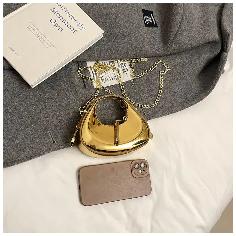 Kleine weiche PU -Umhängetasche mit 116 cm Riemen in mehreren Farben