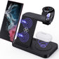 Watch Mobile Phone Headset Foldable Three-in-one Wireless Charger - Three-in-One Charger for When Cords Get Boring