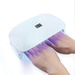 24W Portable Rechargeable Nail Lamp Therapy Machine with UV LED Beads - Teleplus 24w portable rechargeable nail lamp