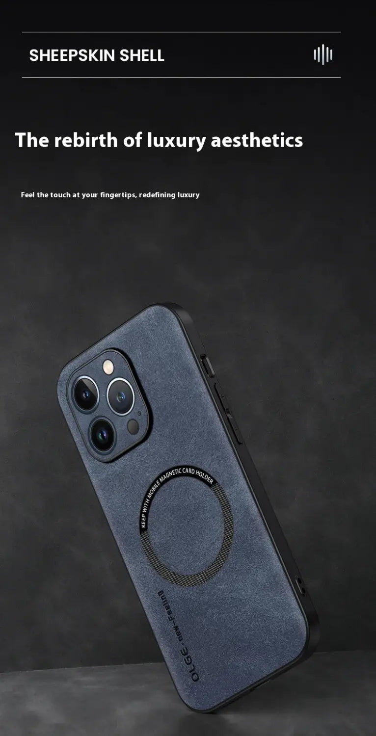 Anello magnetico con piombo Olge in grafite nero scuro night verde zaffiro blu