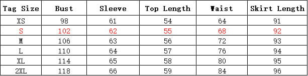 Black Long Sleeve Skirt for Women with Embossed Printing and Comfortable Fit