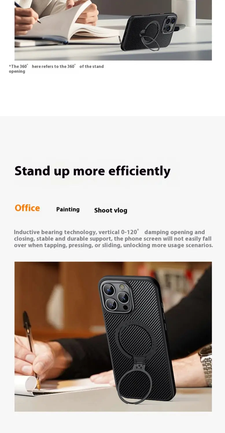 Supporto magnetico per custodia in fibra di carbonio per 16Promax