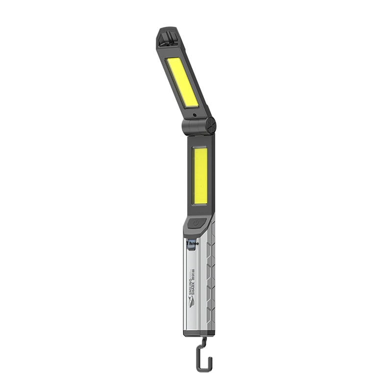 Portable LED Display Flashlight with Built-In Battery and Multi-Function Design