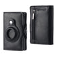 Men’s Wallet Tracker Card Clamp Metal Card Holder - Crazy Horse Wallet Tracker for Forgetful Gents