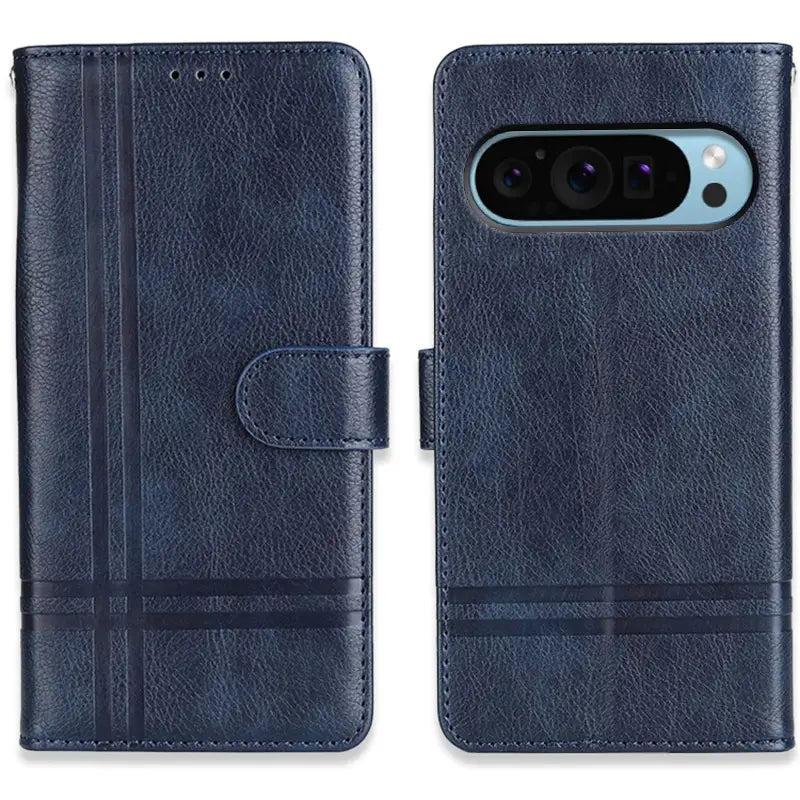 Embossed Flip Business Card Wallet Protective Cover