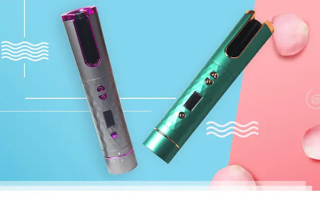 Portable Automatic Curler with Aluminum Alloy and Long-Lasting Battery