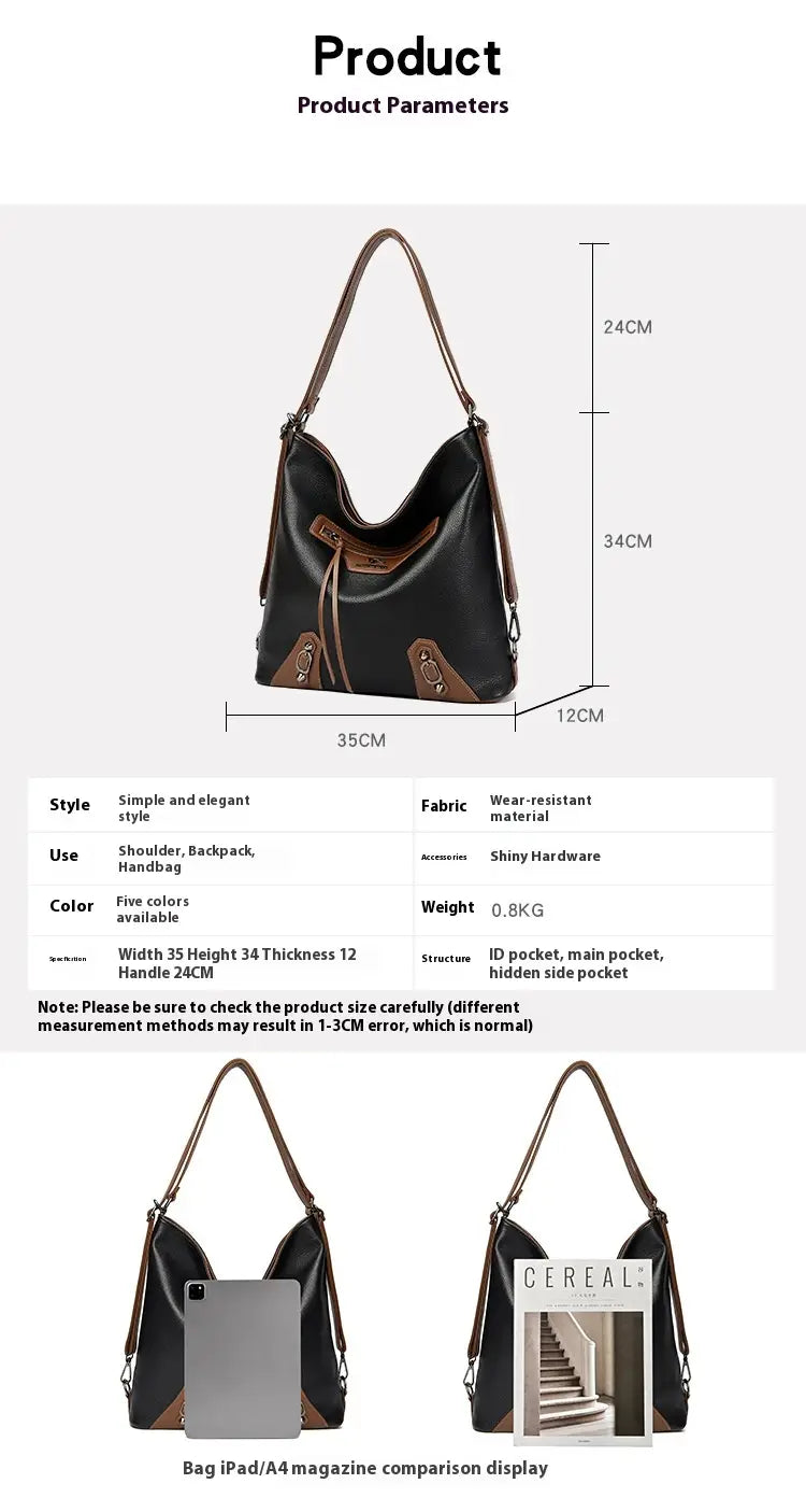 Large Capacity Multi Compartment Cross Body Bag in Durable Polyester Fabrics