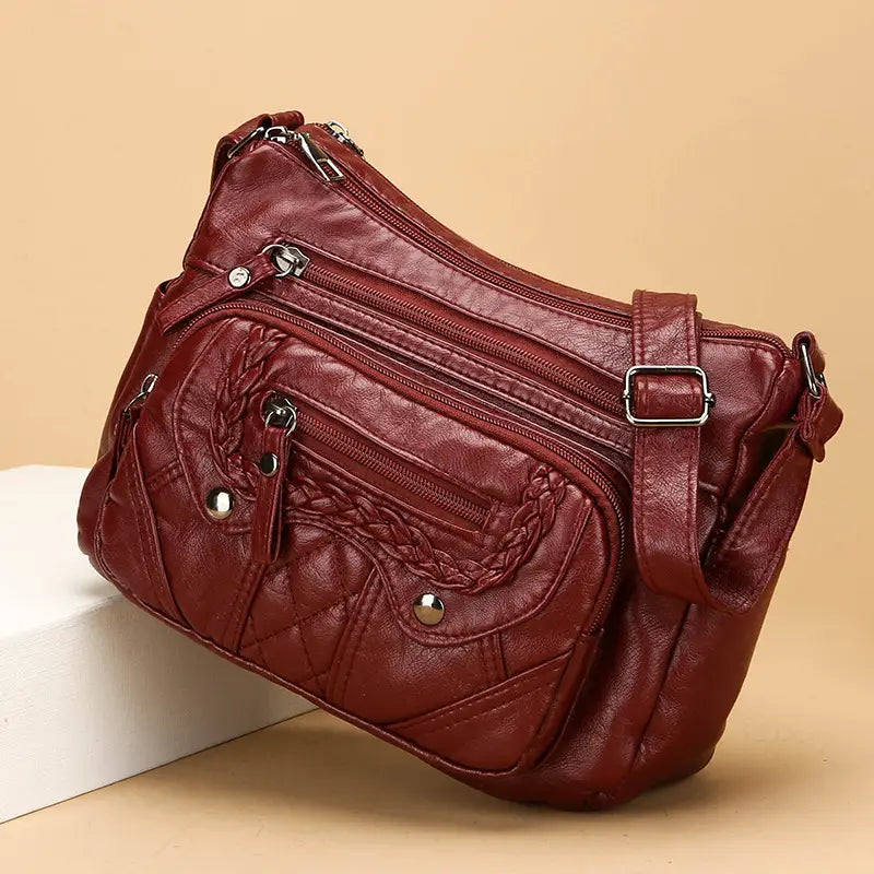 Polyester Lining for Leather Shoulder Messenger Bags with Advanced Texture Soft Finish