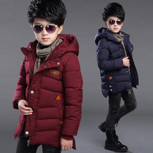 Boy’s hooded padded padded jacket