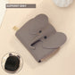 Leather Organ Card Holder Bags Creative Elephant Zipper Wallet Fashion Bag - Zipper Wallet for Trendy Elephants