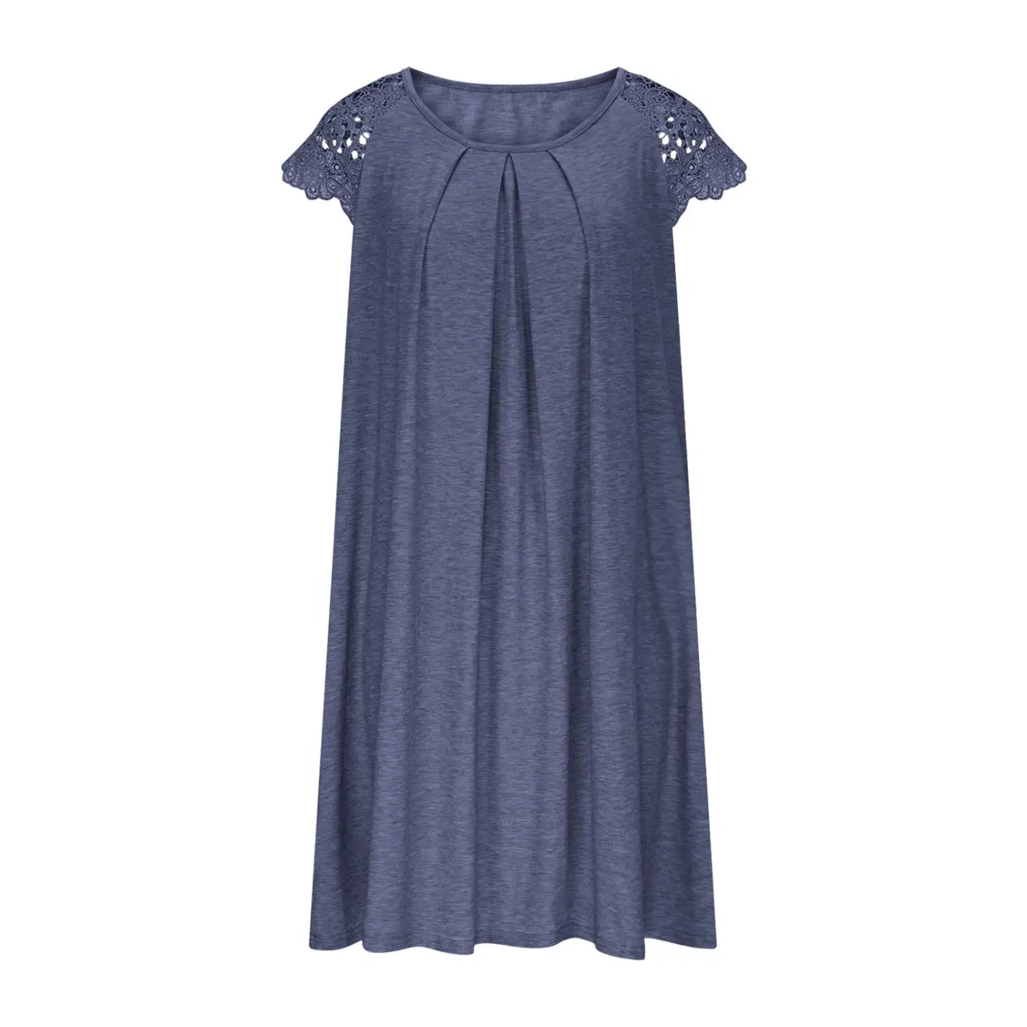 Naisten pitsi -vyötärömekko lyhythiha kesähame plus koko polyesteri