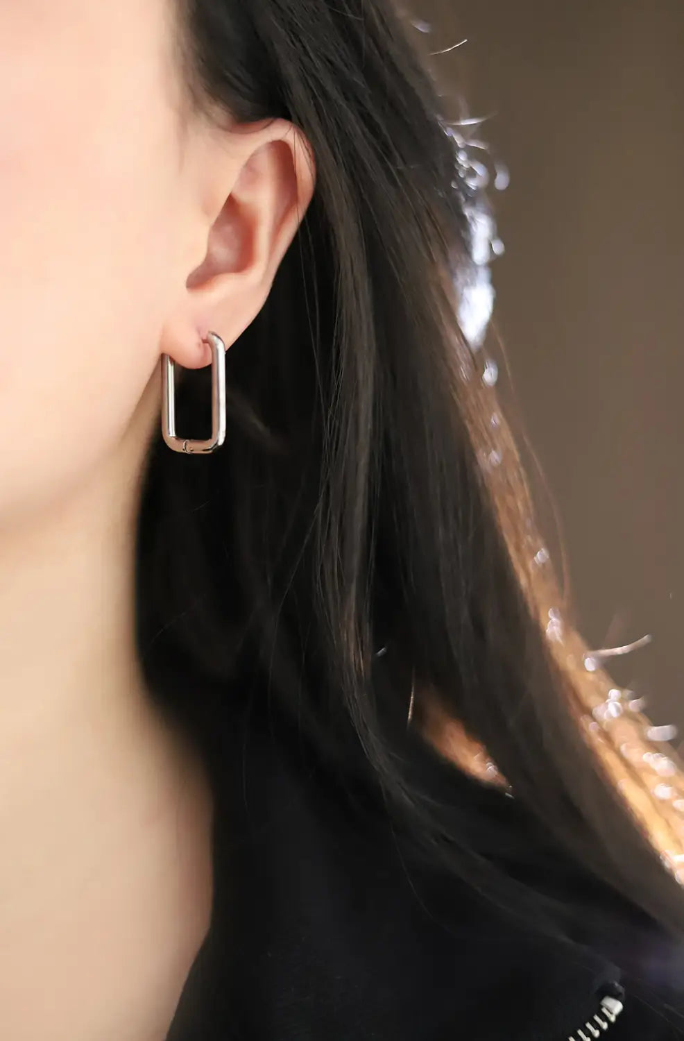 Simple Functional Square Ear Clip Earrings