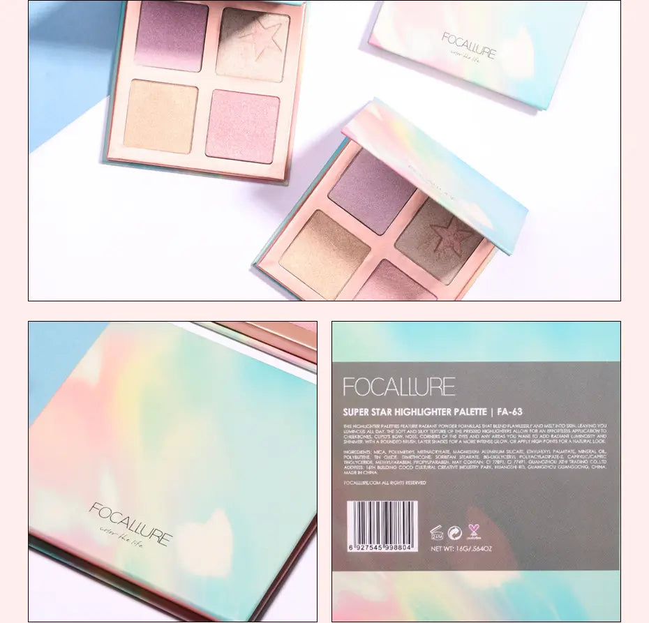 Xingx Highlighting Powder FA63 Universal Skin Tone for Festivals and Makeup