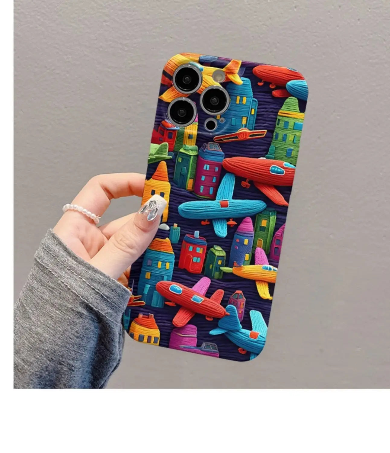 European American Art TPU Fall Protection Phone Case for iPhone Models