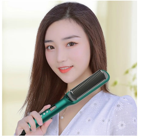 Negative Ion Hair Straightener Lazy Straight Comb Dual-purpose Splint