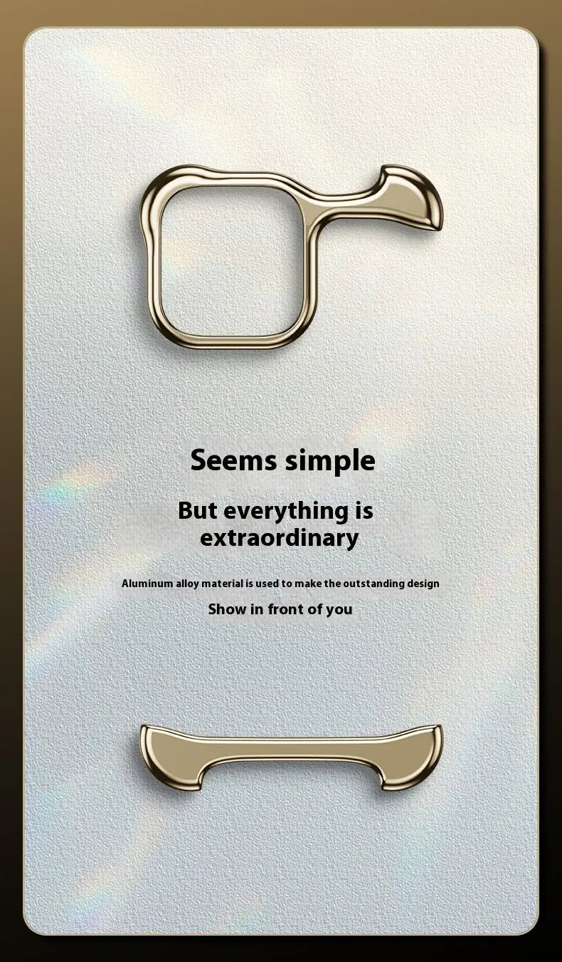 Two-in-One Metal Shell for iPhone with Corner Pad Phone Seamless