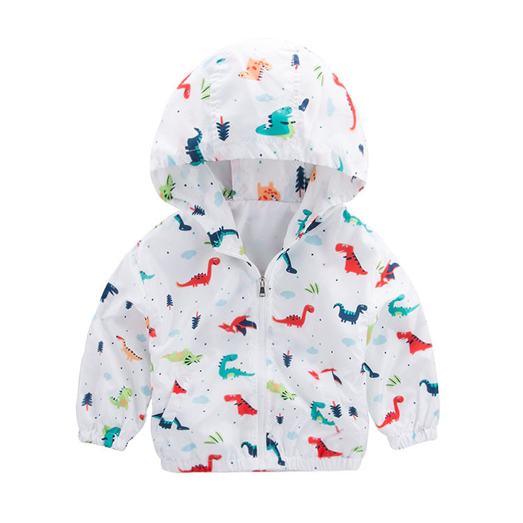 Children’s cartoon dinosaur jacket