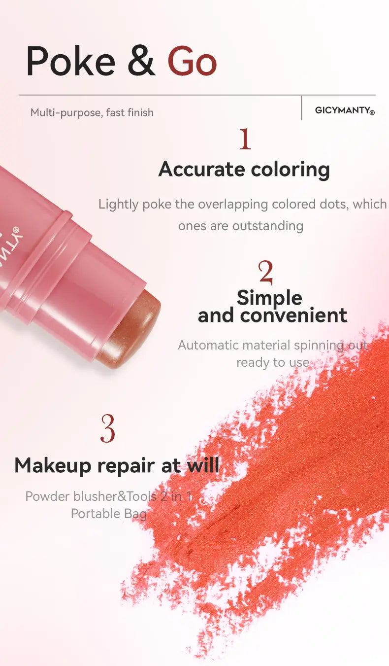 Universal Blush Stick pentru toate tonurile pielii machiaj cremos de lungă durată