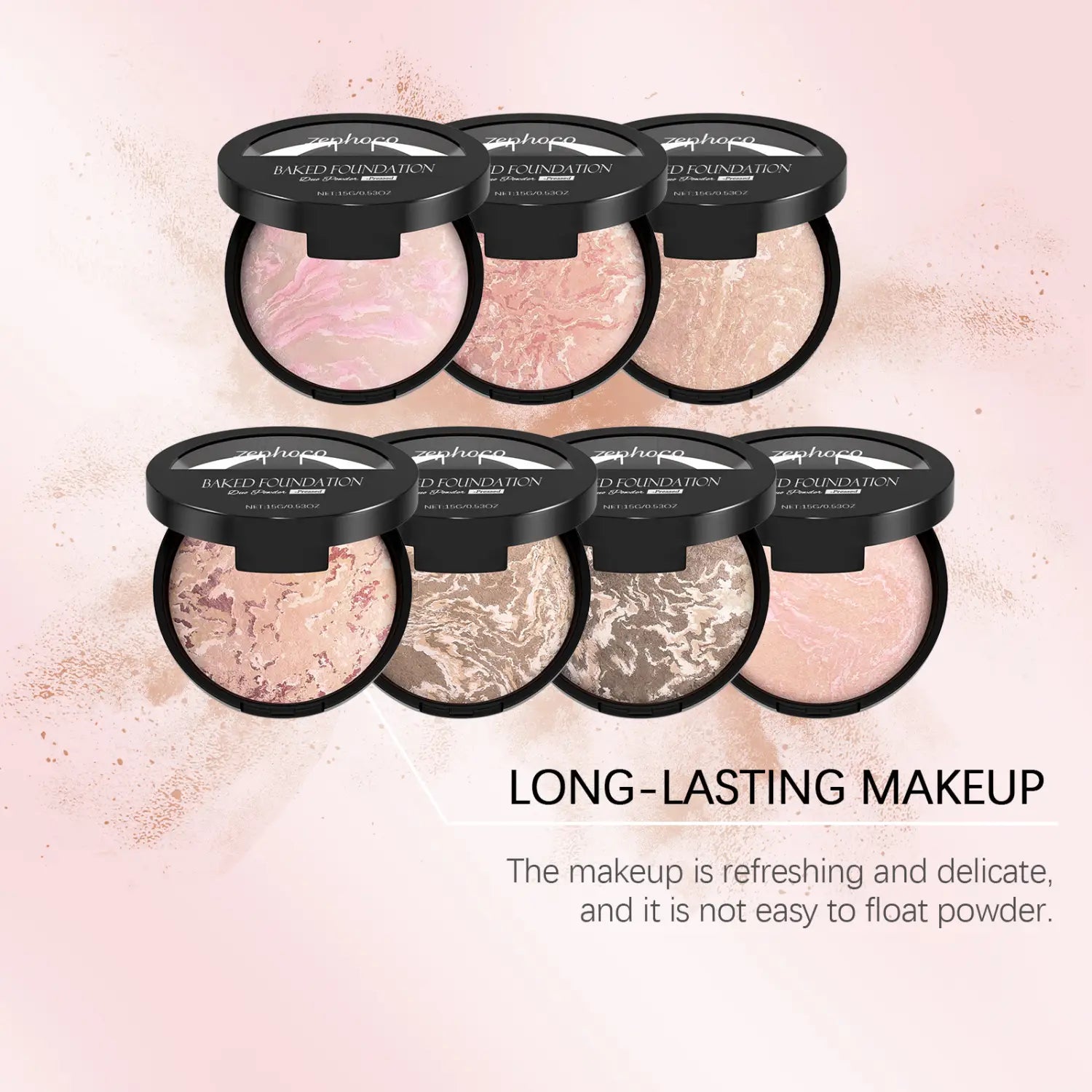 Setare translucidă de setare liberă pulbere de lungă durată machiaj de finisaj mat 15g