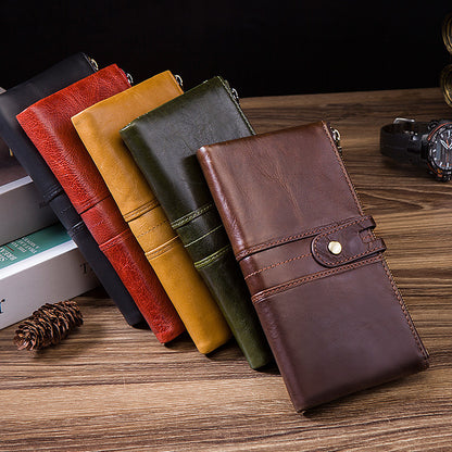 Really Multi-card Leather Men’s Wallet Business Casual Long - Wallet So Good It Makes Your Pants Jealous