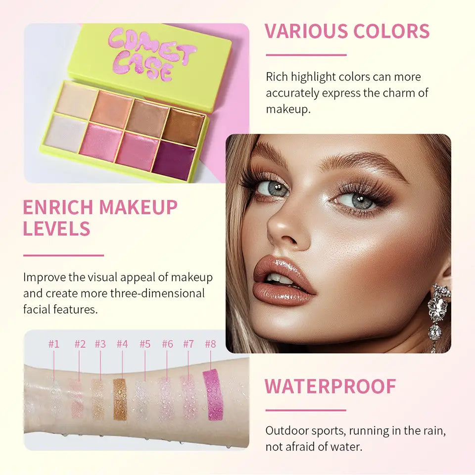 Universal Colors Highlighting Powder for Blush and Rouge Makeup