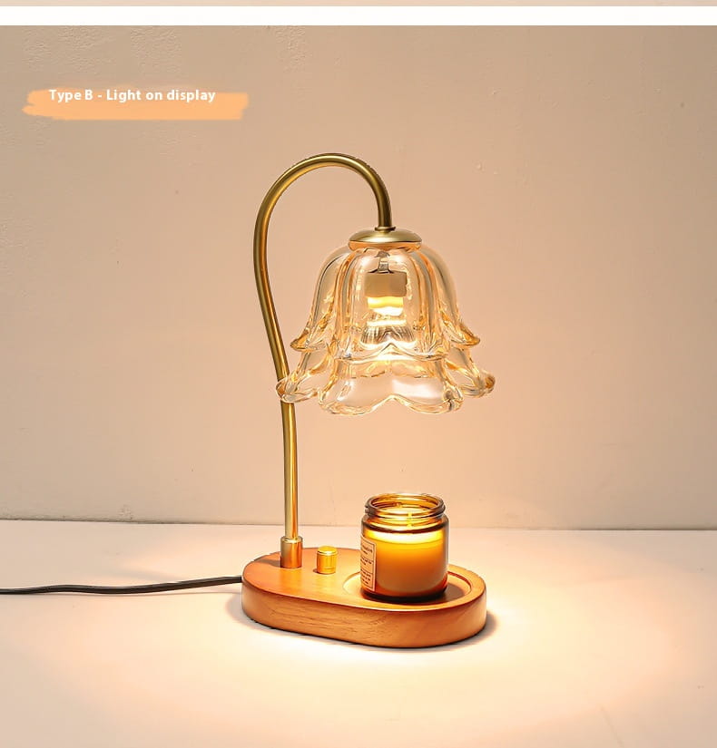 Creative Melting Wax Lamp with Aromatherapy Timing Dimming for Relaxation