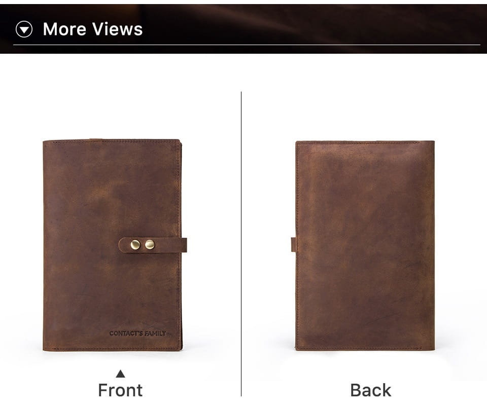 Crazy Horse Leather iPad Mini Case for Fall Protection Retro Style