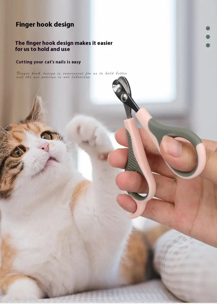 Lemmiklooma küünte klipper koertele ergonoomiline hooldusriist roosa sinise rohelisega