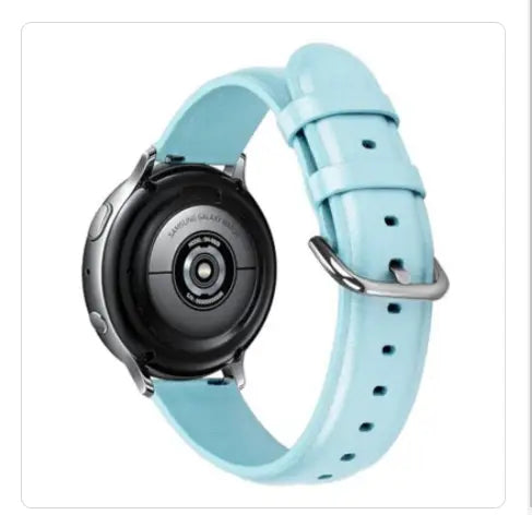 Galaxy Watch 3 Genuine Leather Strap 4145mm Round Tail D-shape Button Genuine Leather Strap