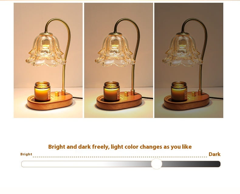 Creative Melting Wax Lamp with Aromatherapy Timing Dimming for Relaxation